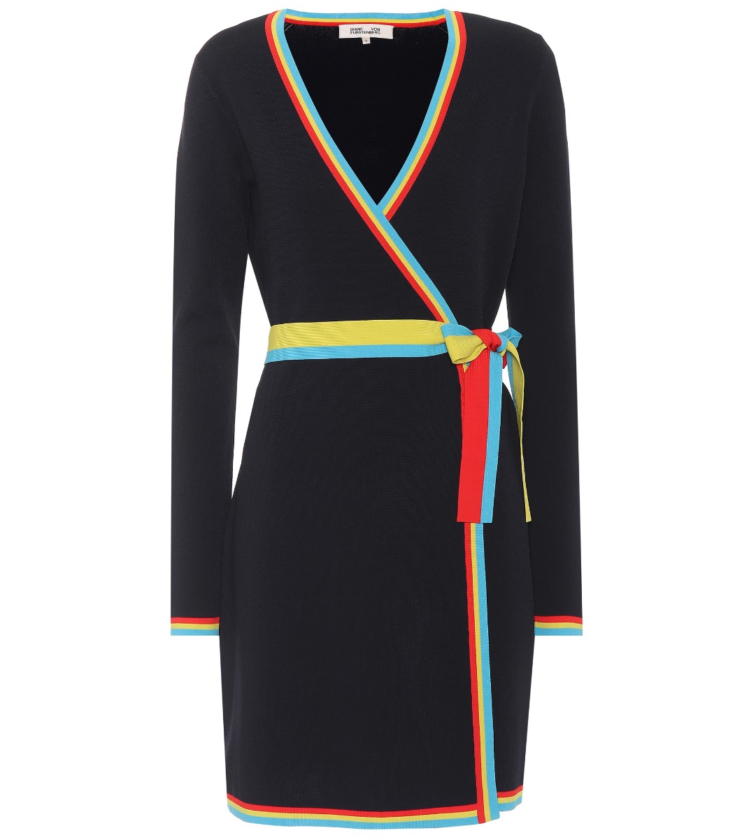 DIANE VON FURSTENBERG Stretch knit wrap dress